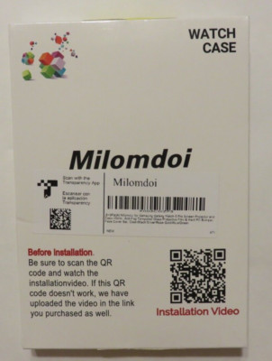 [6+6Pack] Milomdoi for Samsung Galaxy Watch 5 Pro Screen Protector and Case 45mm
