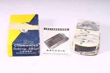 VINTAGE ARCADIA COMMANDER SLIDE VIEWER GREY MARBLED ART DECO IN THE BOX