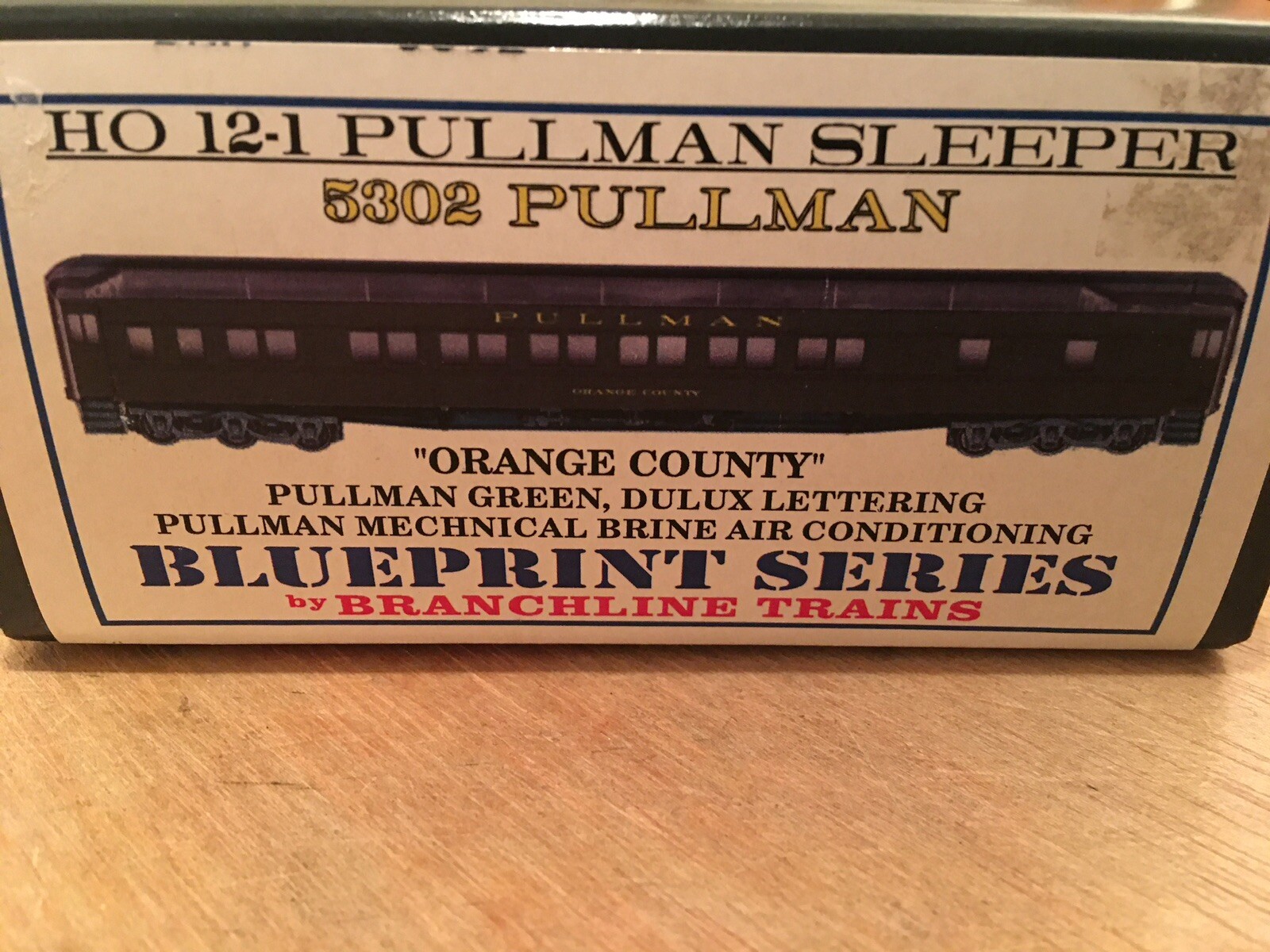 HO Branchline Trains 5302 Pullman “Orange County” 121 Sleeper