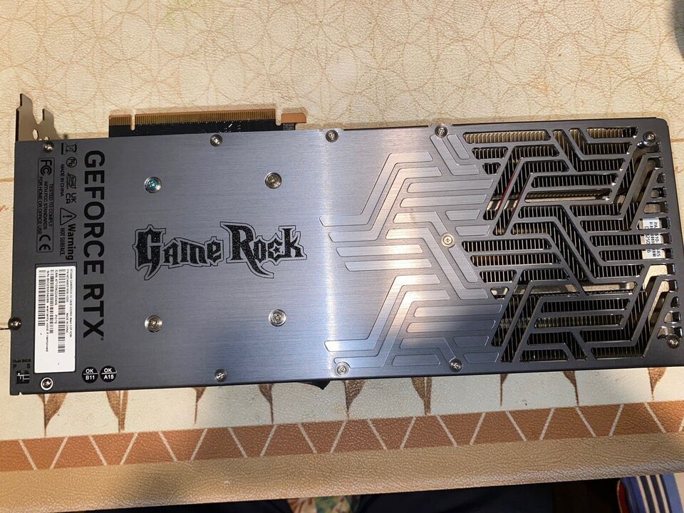 For Parts Palit GeForce RTX 4090 GameRock Midnight No Core