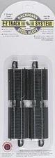 Bachmann 3 Straight E-Z (4) - HO Scale Steel Model TrainTrack - #44412