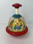 Fisher Price Pump And Spin Carousel Merry Go Round Toy Top Spinner Vintage