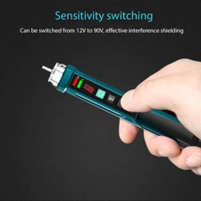 HANMATEK 12~1000V Non-Contact AC Electric Voltage Detector Pen Tester LED Light