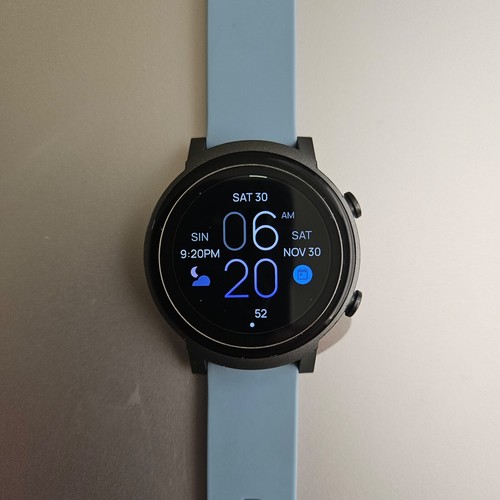 Mobvoi Ticwatch E3 Blue strap 2 charging cables
