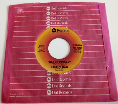 STEELY DAN,新品,スティーリー・ダン,AOR,JEFF PORCARO STEELY DAN - BLACK FRIDAY VINYL 45. USA ISSUE. PLAYS