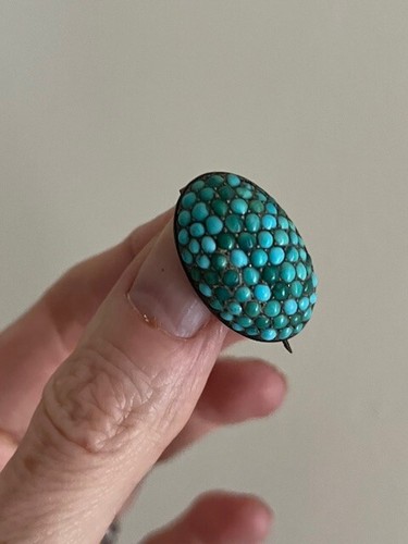 Victorian Persian Turquoise Conversion catbird pave v florence welch bridgerton