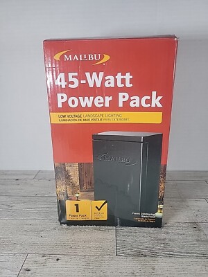 Malibu Landscape Low Voltage 45W Power Pack 8100-9045-01 - Photo Sensor Not Inc.