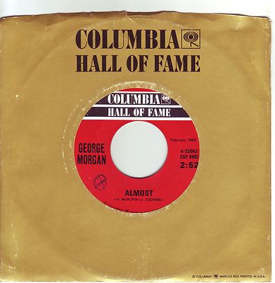 ''7'' - GEORGE MORGAN - Almost - US-Press.