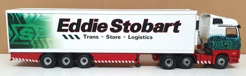 Corgi 1/50 Scale CC13801 - Mercedes Benz Actros Fridge Trailer Eddie Stobart Ltd - Image 3 of 4