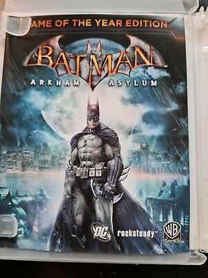 Batman: Arkham Asylum Game of the Year Playstation 3 Game