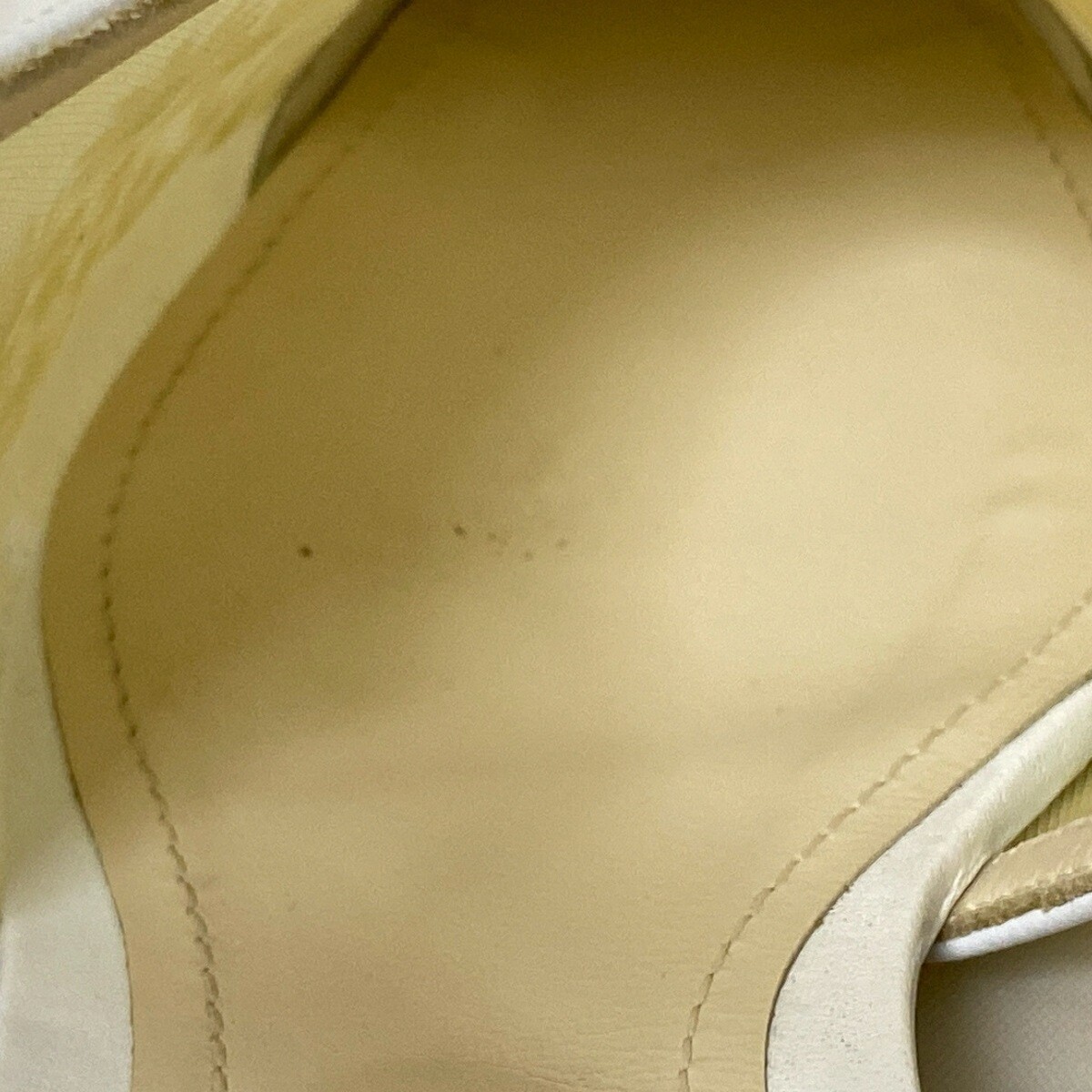 Auth mame kurogouchi - Cream White Cotton Polyester Leather Auth mame kurogouchi - Cream White Cotton Polyester Leather