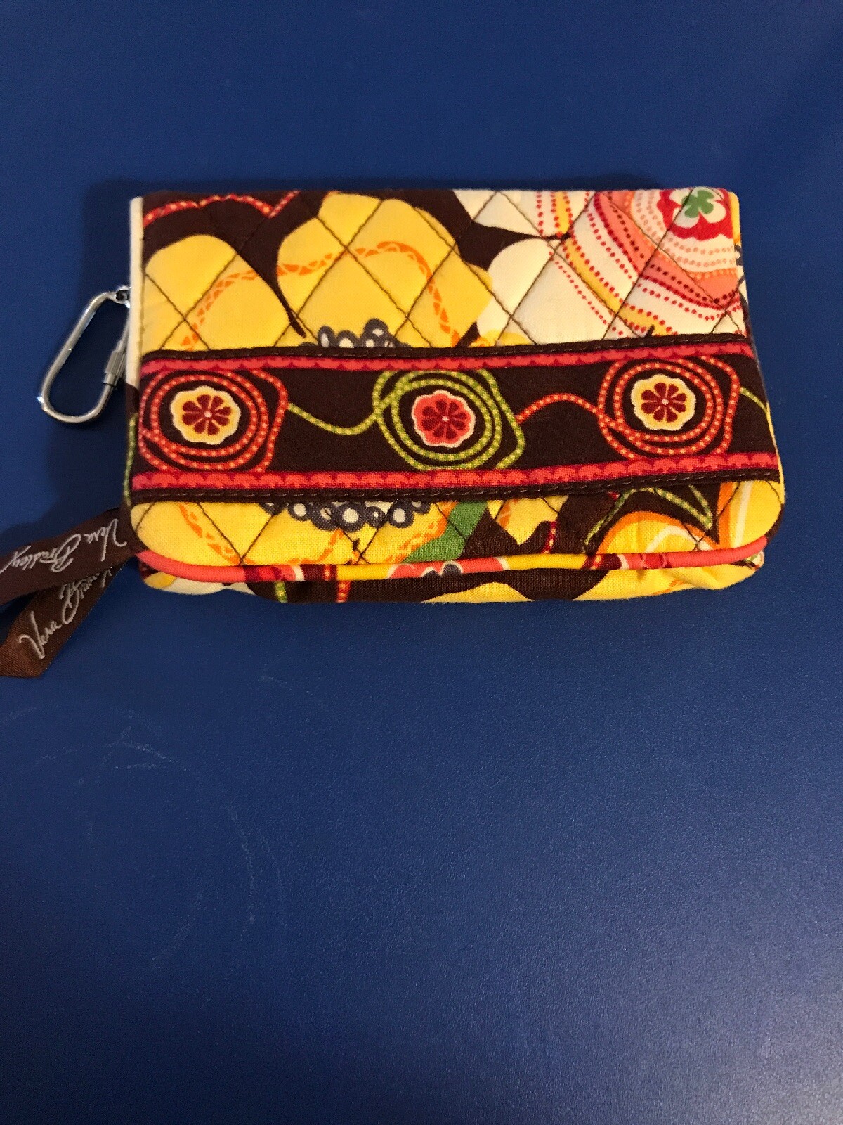 Vera Bradley Buttercup Keychain Wallet Preowned Great Used Condition-image