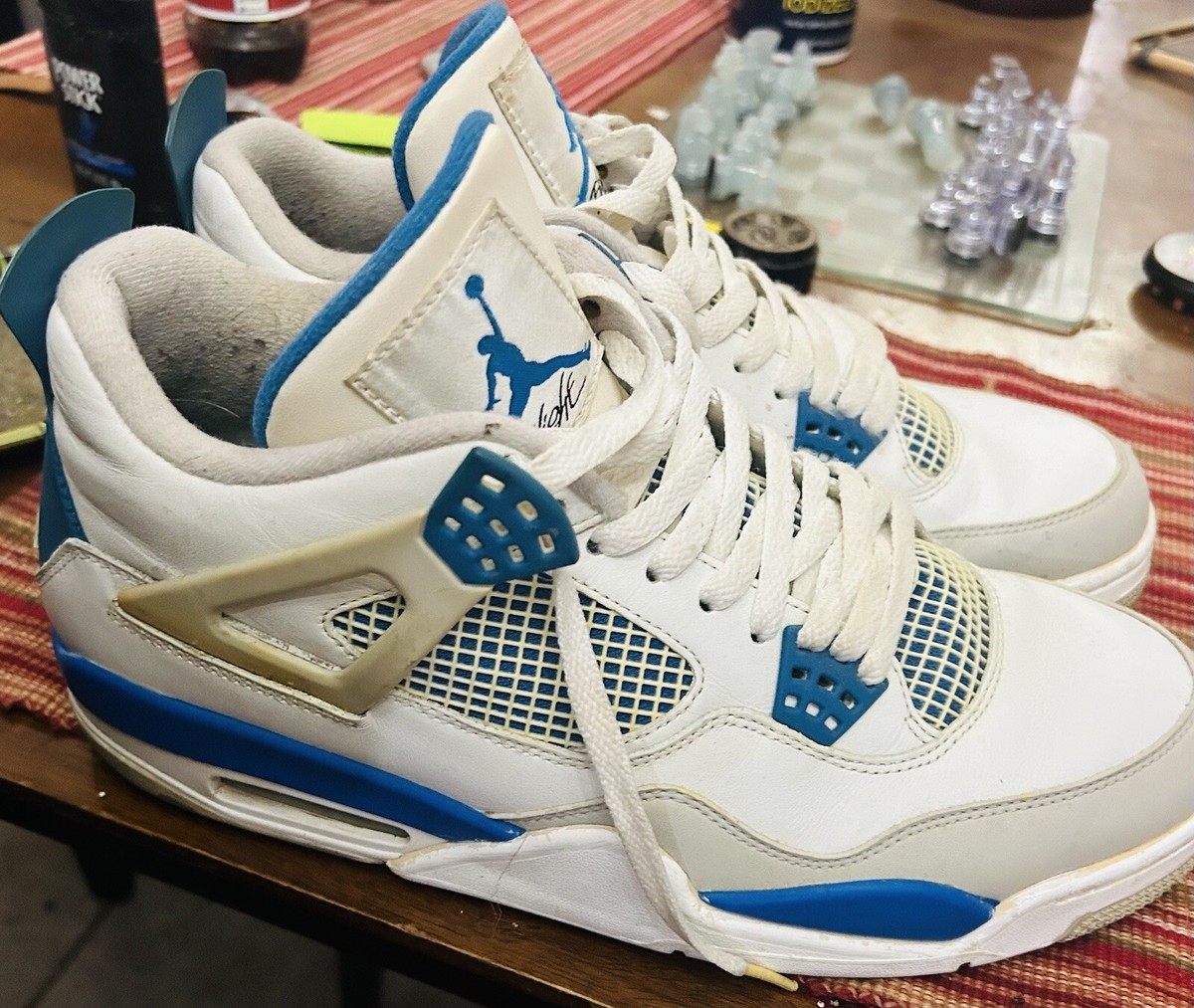 Size 12 - Jordan 4 Retro Military Blue 2012 685068038006| eBay Size 12 - Jordan 4 Retro Military Blue 2012 685068038006| eBay