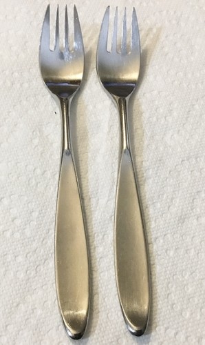 WMF Cromargan Edinburgh-Festival Stainless Salad Forks 7” GERMANY Set of 2 Forks - Picture 2 of 5