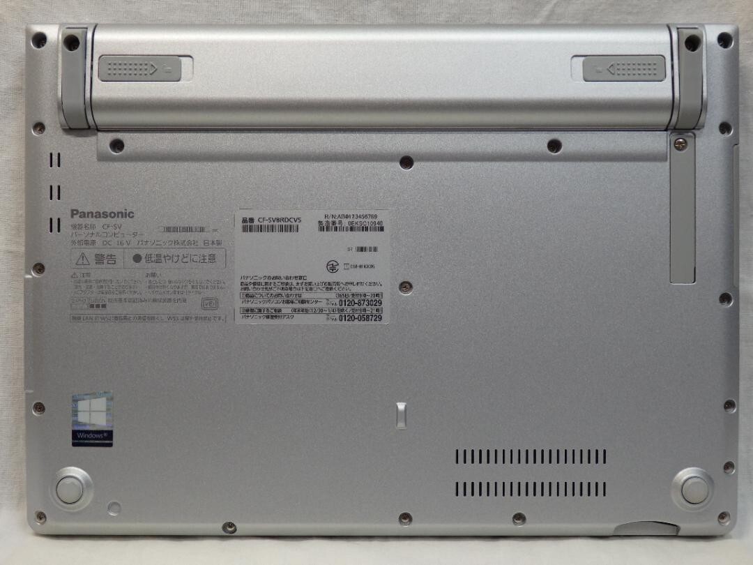 Windowsノート本体 Panasonic CF-SV8 i5 8GB SSD256 Ofc2024 Panasonic Let's Note CF-SV8 SV8 Corei5-8365U 1.60GHz 8GB SSD 256GB