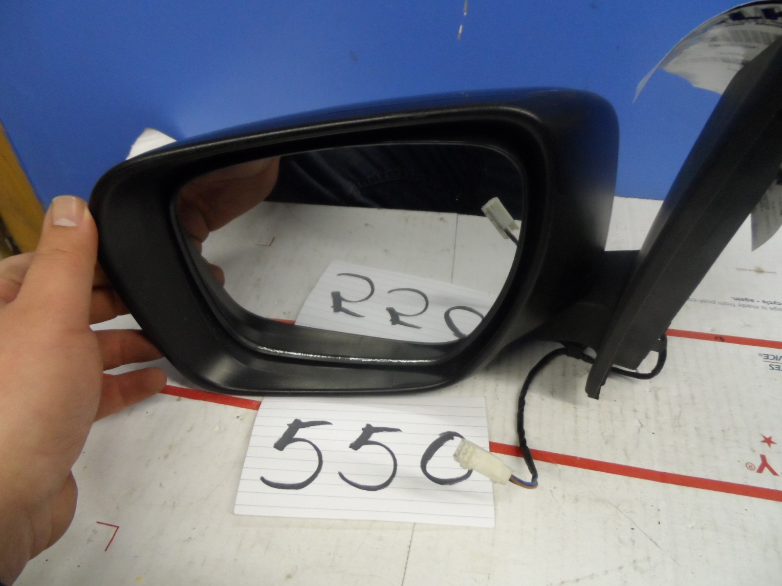 07 08 09 Mazda CX7 CX-7 used DRIVER side mirror Power Black #550