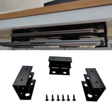 PIAOLGYI Under Desk Double Decker Laptop Holder Mount with Screw, Under Desk ...