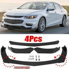 For Chevrolet Malibu Front Bumper Lip Chin Spoiler Body Kit Splitter Gloss Black