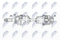 NTY Antriebswelle NPW-MZ-072 FüR Ford Mazda