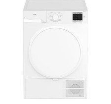 LOGIK LHP8W25 8 kg Heat Pump Tumble Dryer - White - REFURB-C