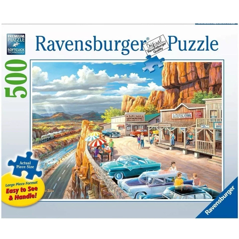 Ravensburger Scenic Overlook 500 Large Piece Format Puzzle Complete Adults Kids - Image 2 of 4