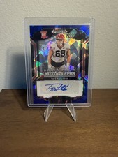 2025 Panini Prizm Draft Picks Autographs Tate Ratledge Blue Ice Prizm /149 