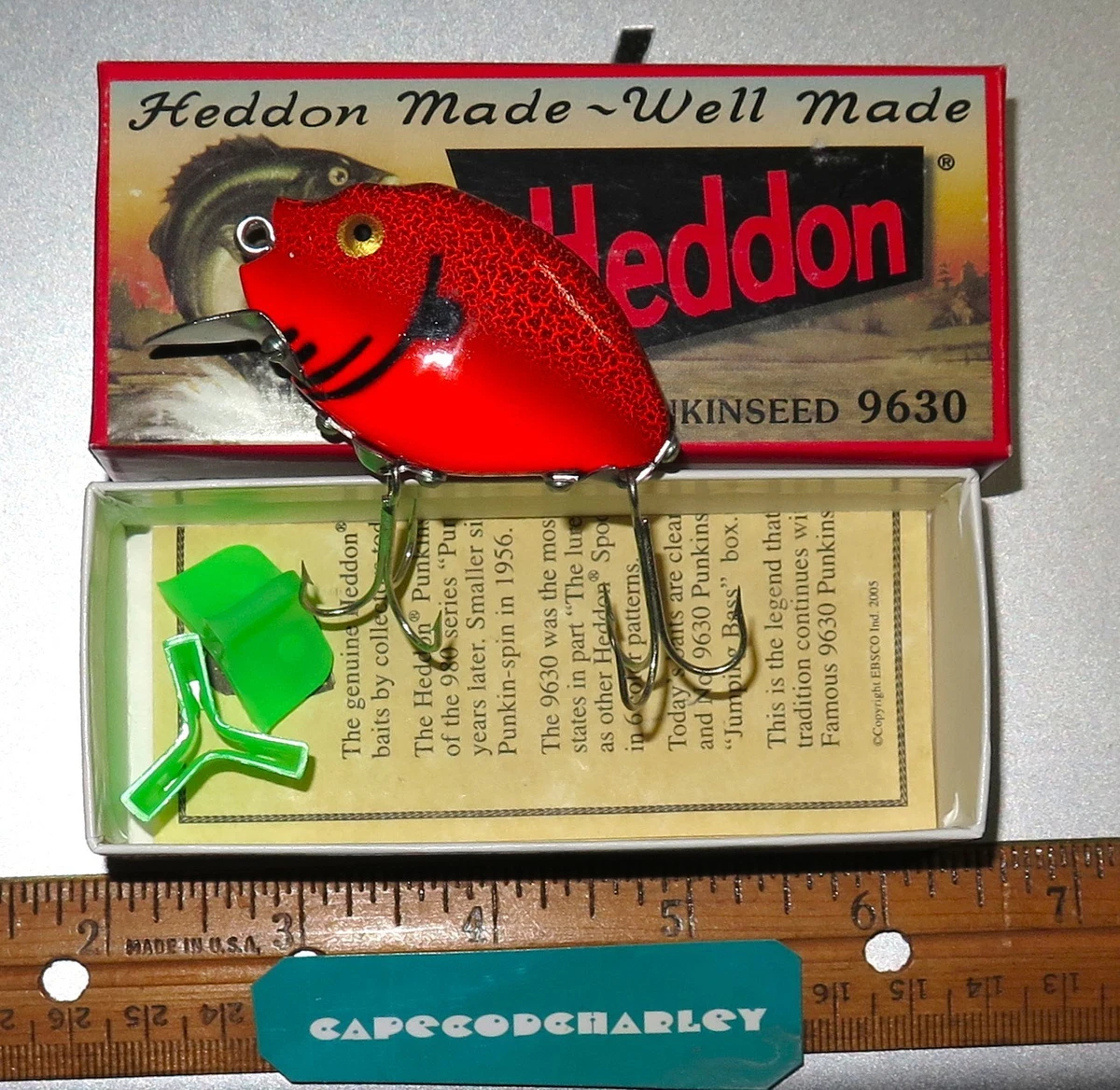 Heddon Box Insert Included Vintage Fishing Lures for sale | eBay