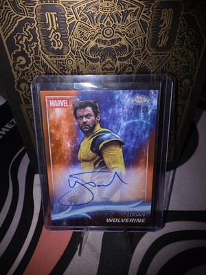 2025 topps chrome marvel studios wolverine autograph /25