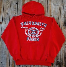 vintage Universite Paris hoodie mens size Small