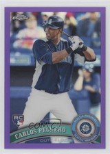 2011 Topps Chrome Retail Purple Refractor 216/499 Carlos Peguero #219 0g46