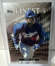 Topps Finest #91 Yasiel Puig Rookie Los Angeles Dodgers Baseball Card