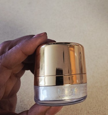Glam Max Beauty Sexy Sparkle Face & Body Highlighter Jar w/Sponge Applicator 