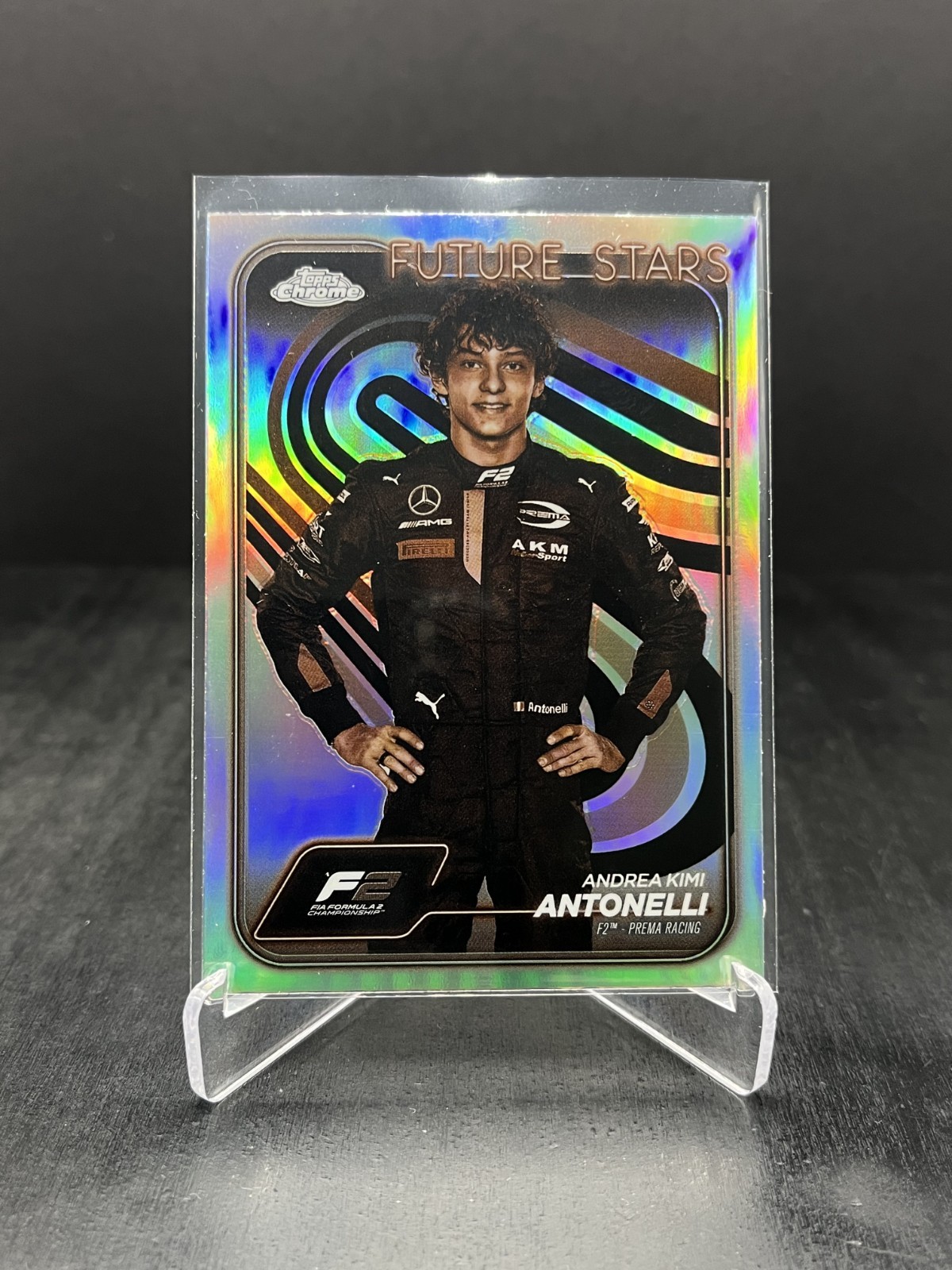 2024 Topps Chrome Formula 1 F1 Andrea Kimi Antonelli Future Stars Sepia #22