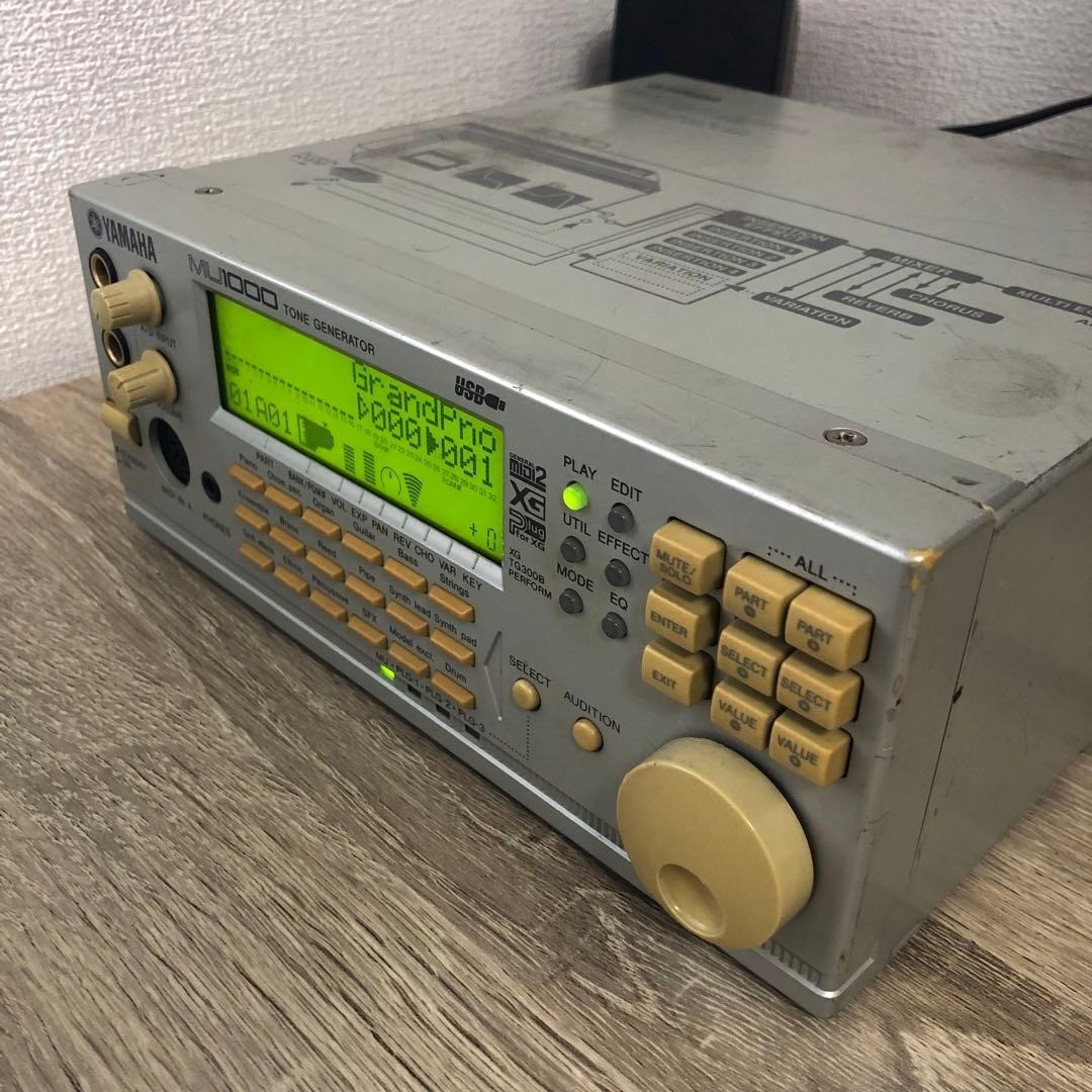 Yamaha MU1000 Tone Generator Motif Sound Module Synthesizer