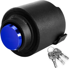 Trailer Coupler Lock Fits 2-5/16 Inches Couplers Heavy Duty Tow Hitch Lock Blue