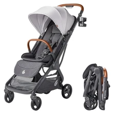 Ergobaby Metro 3 Deluxe Baby Stroller, Lightweight Travel Stroller, Pearl Gray