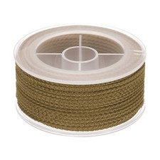Nylon Thread Twine Beading Cord, 52ft Bracelets String Cord Rope, Dark Khaki