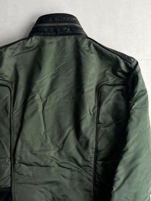 D&G 2007 AW Archive Gimmick Design Nylon Leather Jacket Dolce