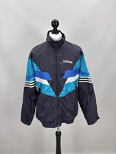 Mens vintage jacket Adidas Size L Color Multicolor Duties Paid USA 