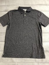 Goodfellow Co Polo Shirt Mens Medium Gray Standard Fit Performance Golf