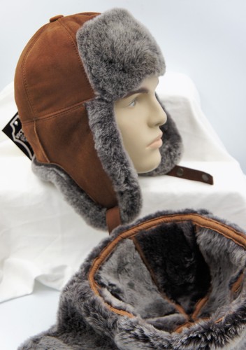 Cache-Nez En Peau De Mouton Véritable Pour Cheval - Marron - Taille Large