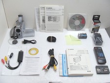 Canon ZR85 Mini DV Hybrid Digital Video Camcorder 20x Zoom Video Transfer Kit