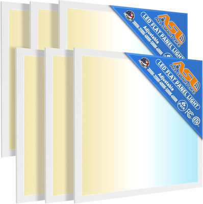 2x2 LED Flat Panel Light 6-Pack, Dimmable, 5CCT, 7200 Lumens