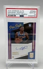 2020 Donruss Elite Immanuel Quickley Rookie Auto /25 - PSA 10 - Toronto Raptors