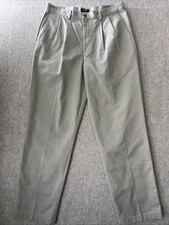 Dockers Classic Fit Pleated Pants No Wrinkle Twill Mens 36x34 New
