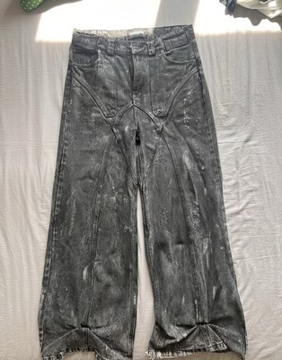 Nofaithstudio black artisanal dune denim