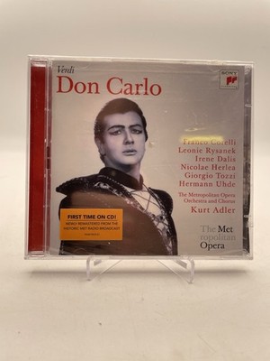 VERDI Don Carlo / Franco Corelli, Leonie Rysanek, Kurt Ad 2 CD Set NEW Sony