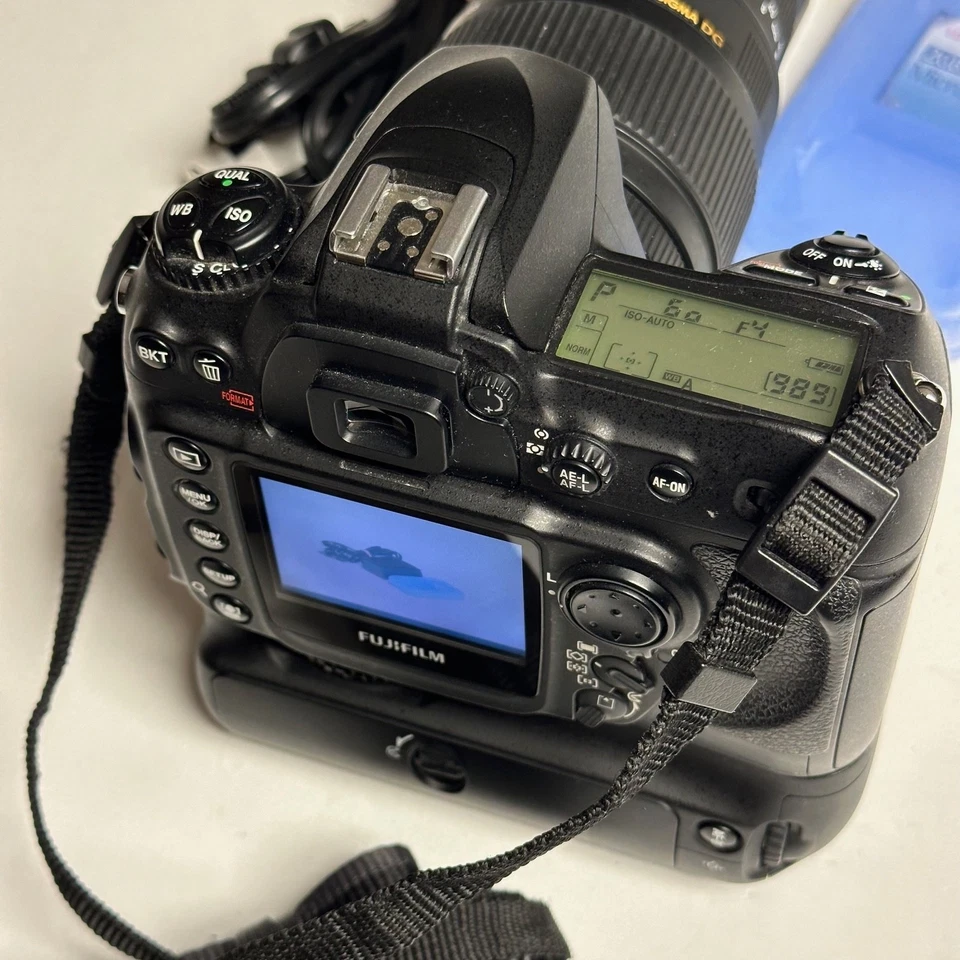 Fujifilm FinePix S5 Pro 12.3MP DSLR Camera Bundle Nikon F Mount: Tested & Works - Image 2 of 4