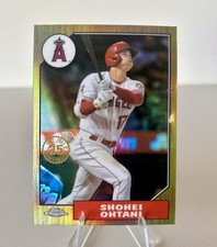 2022 Topps Chrome 1987 Topps Baseball Shohei Ohtani #87BC-2 35th Refractor