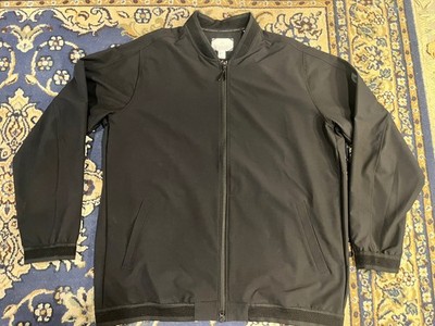 Adidas Men's Adicross Stretch Bomber Golf Shirt Jacket Black Size XXL Flight